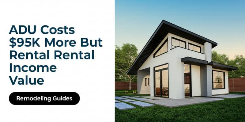 Featured image for ADU Costs $95K More But Adds Rental Income Value