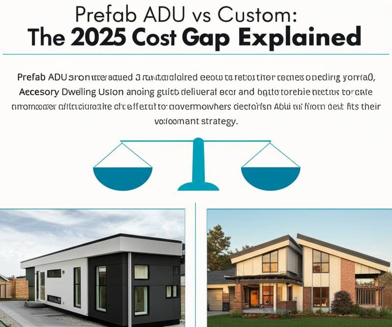 Featured image for Prefab ADU vs Custom: The 2025 Cost Gap Explained