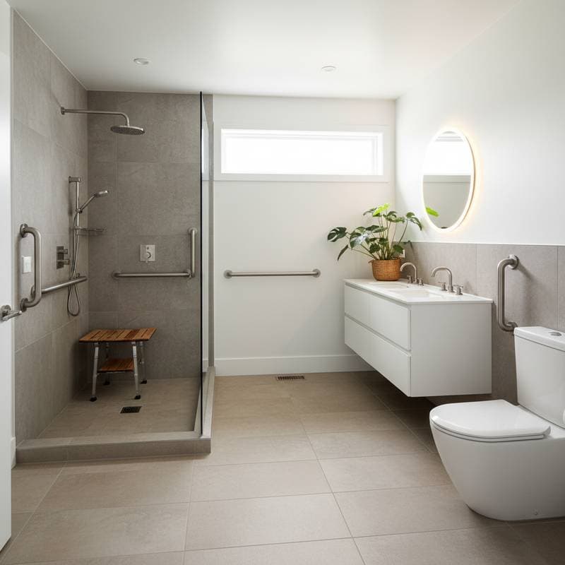 Featured image for Accessible Bathroom Remodels Cost $12K to $35K in 2024