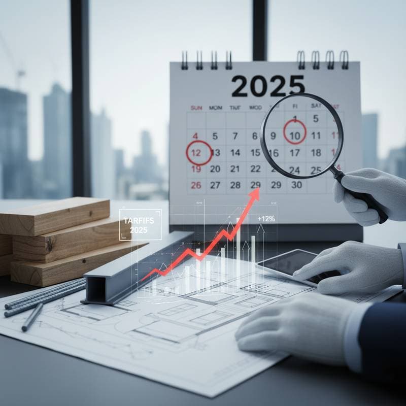 Featured image for Tariffs Push Construction Costs Up 6-18 Percent