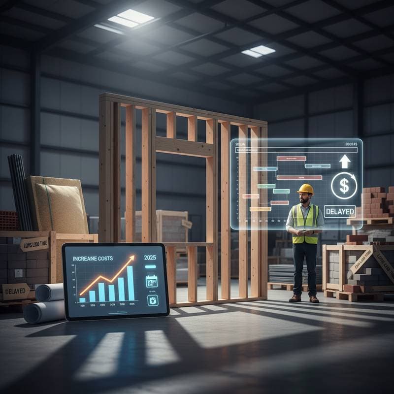 Featured image for 2025 Construction Materials: Budget 15-25% More Time and Cost