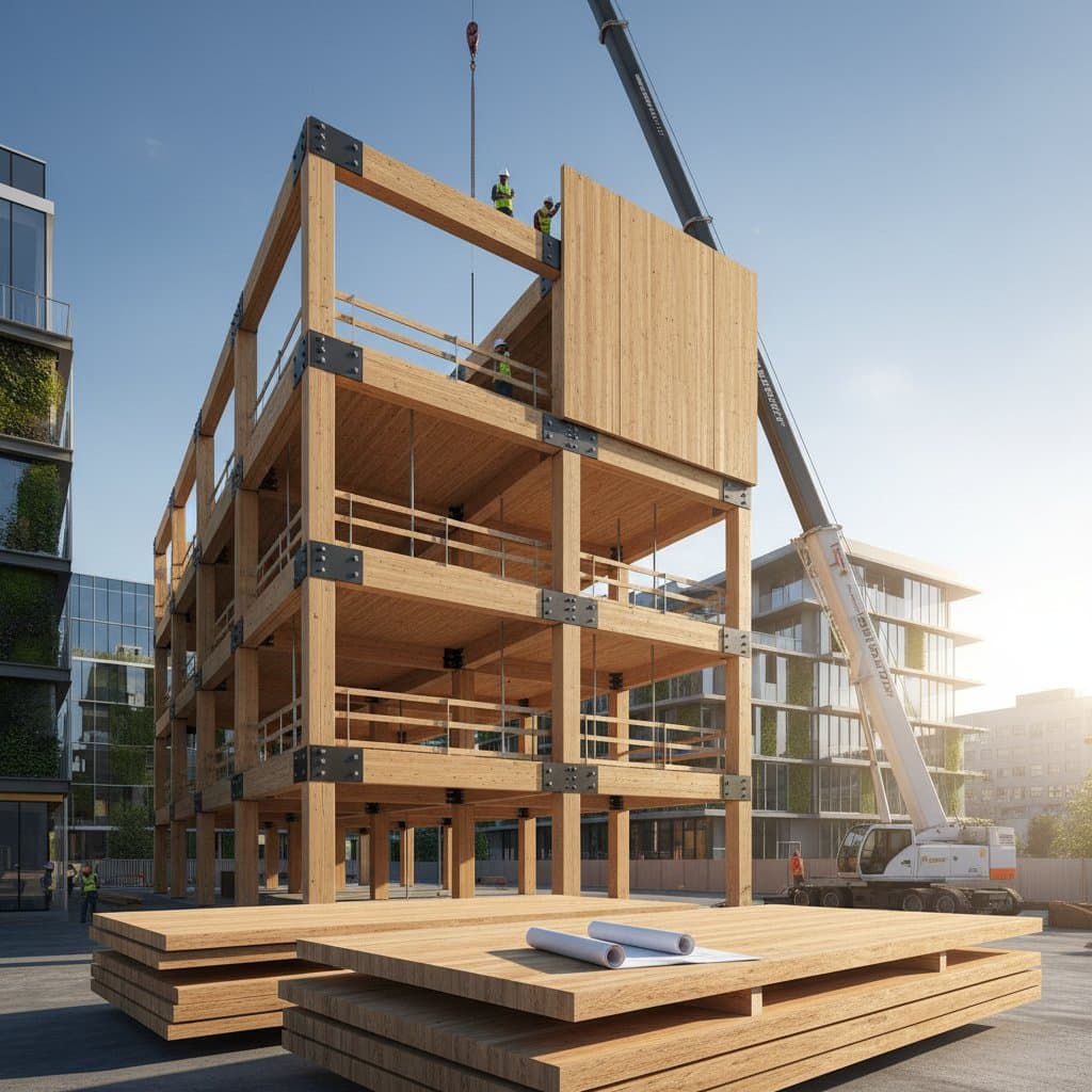 Featured image for Mass Timber Builds: 25% Faster Despite Higher Upfront Cost