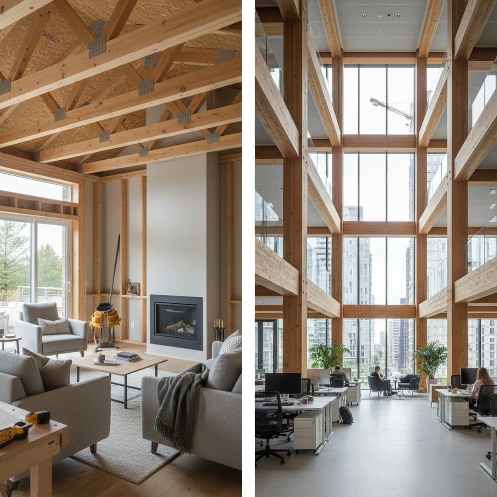 Featured image for Mass Timber Costs Less on Large Buildings, Not Small Homes
