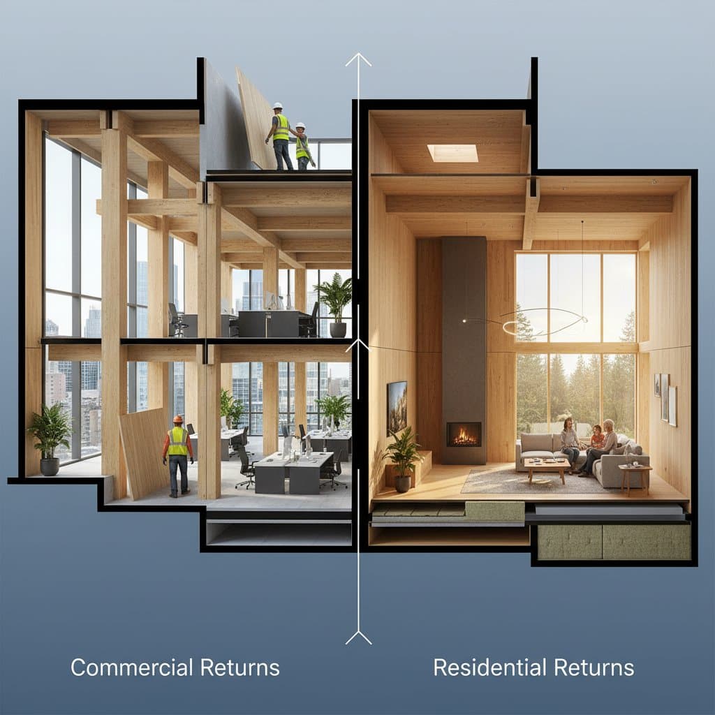 Featured image for Mass Timber ROI: Commercial vs Residential Returns