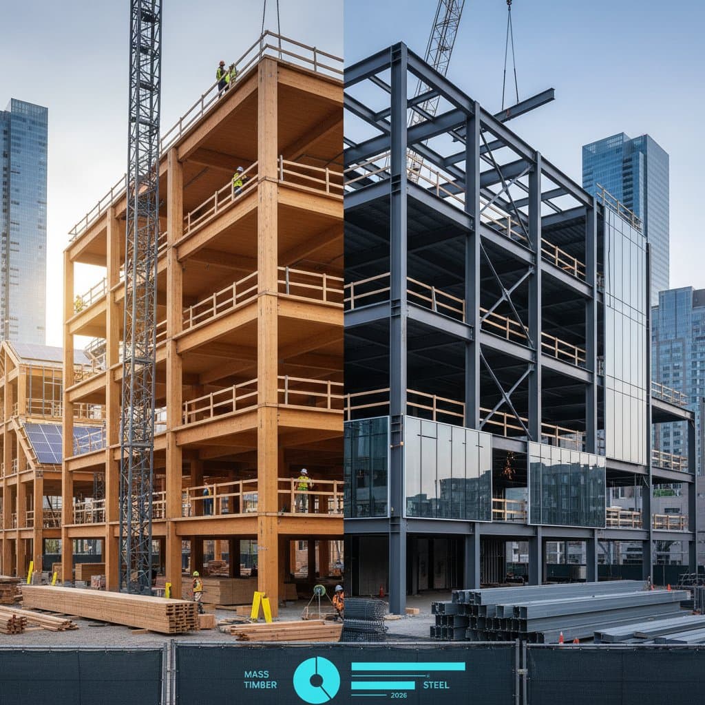 Featured image for Mass Timber vs Steel: Which Cuts Carbon in 2026