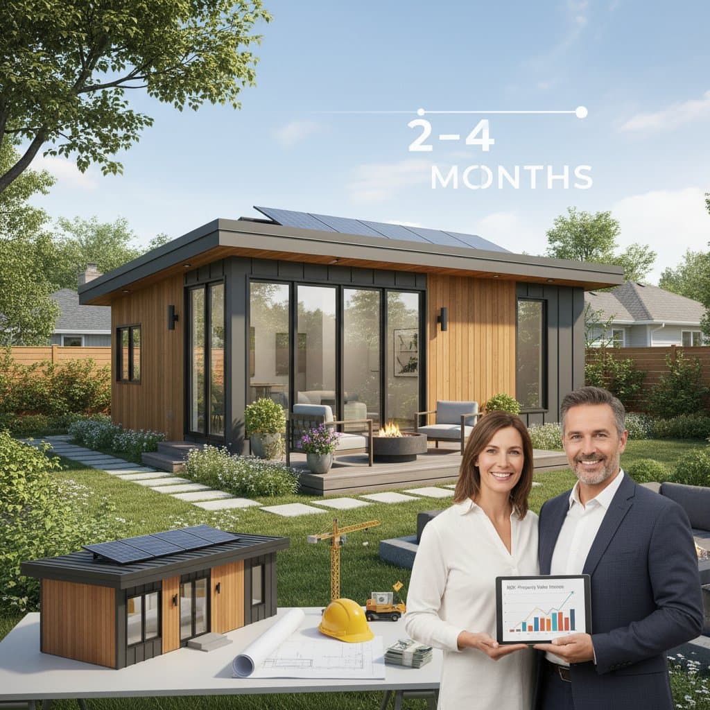 Featured image for Prefab ADU Costs: $180K–$350K in 2–4 Months