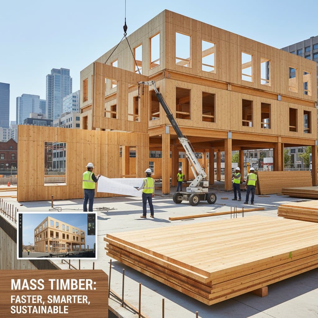 Featured image for Why Mass Timber Costs Less Than Steel or Concrete