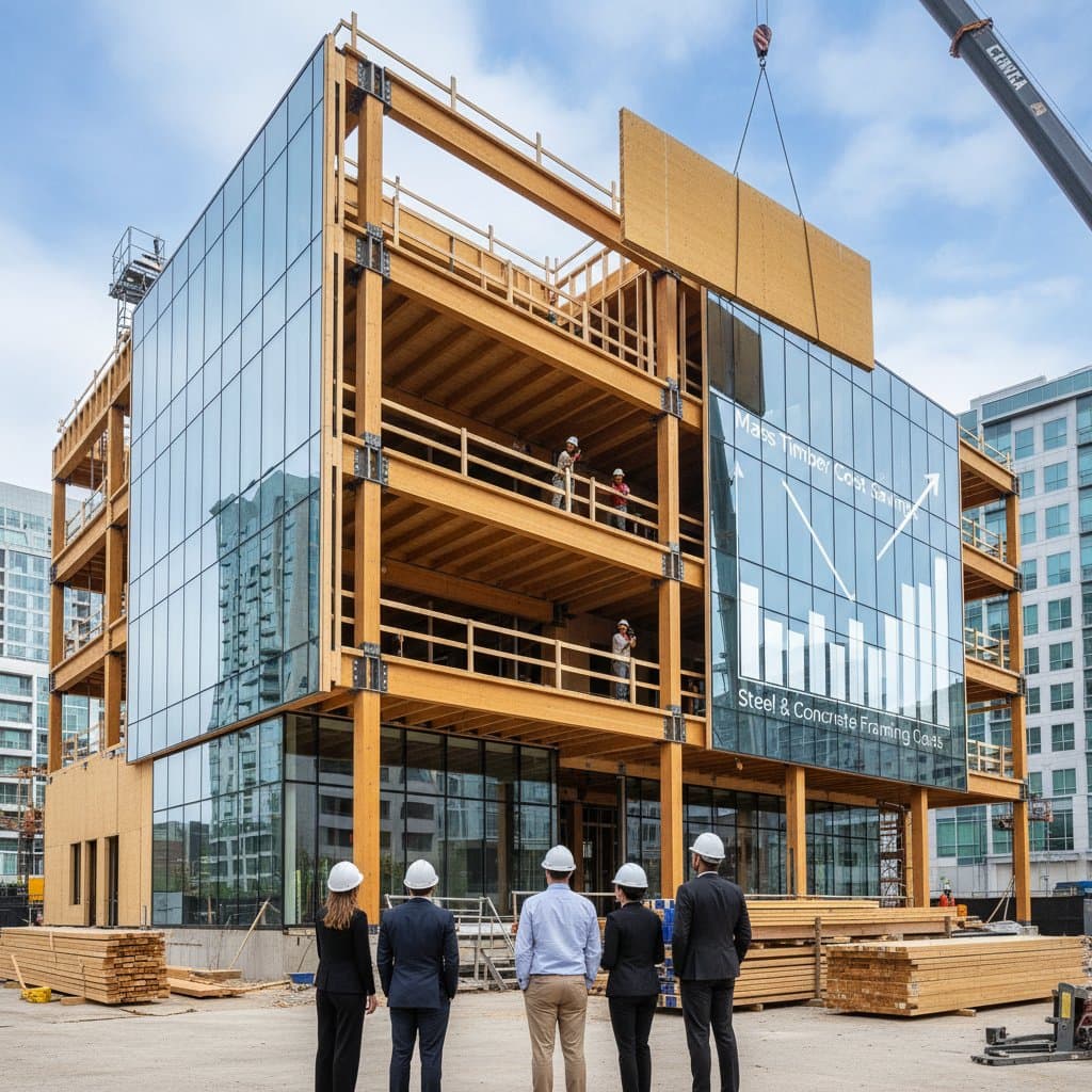 Featured image for Mass Timber Undercuts Steel Framing by 2026