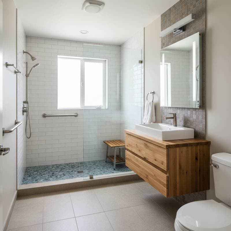 Featured image for Aging-in-Place Bathroom Remodels: $12K to $50K