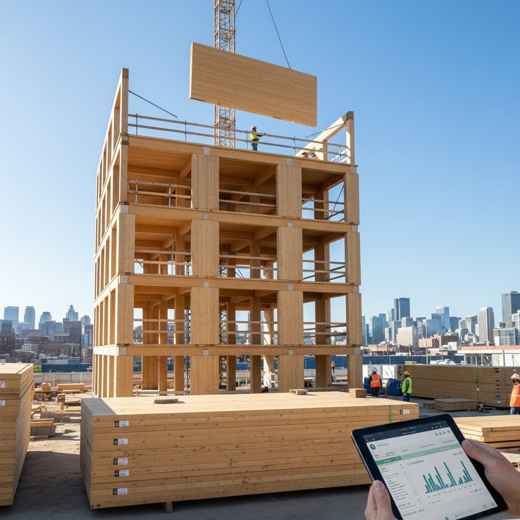 Featured image for Mass Timber Cuts Build Time 30% While Storing Carbon