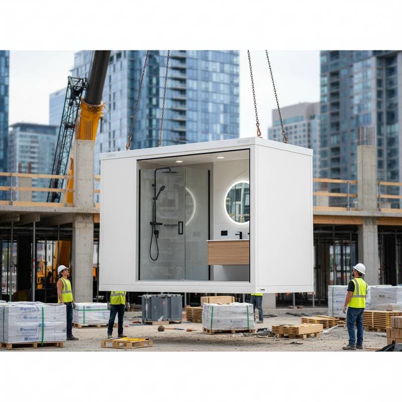 Featured image for Why Prefab Bathroom Pods Beat Site-Built Quality