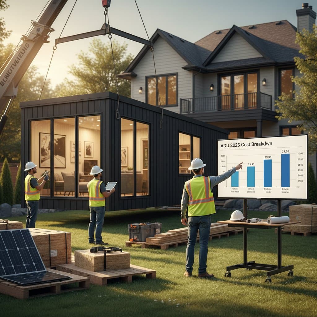 Featured image for Prefab ADUs Cost $180K–$320K in 2026