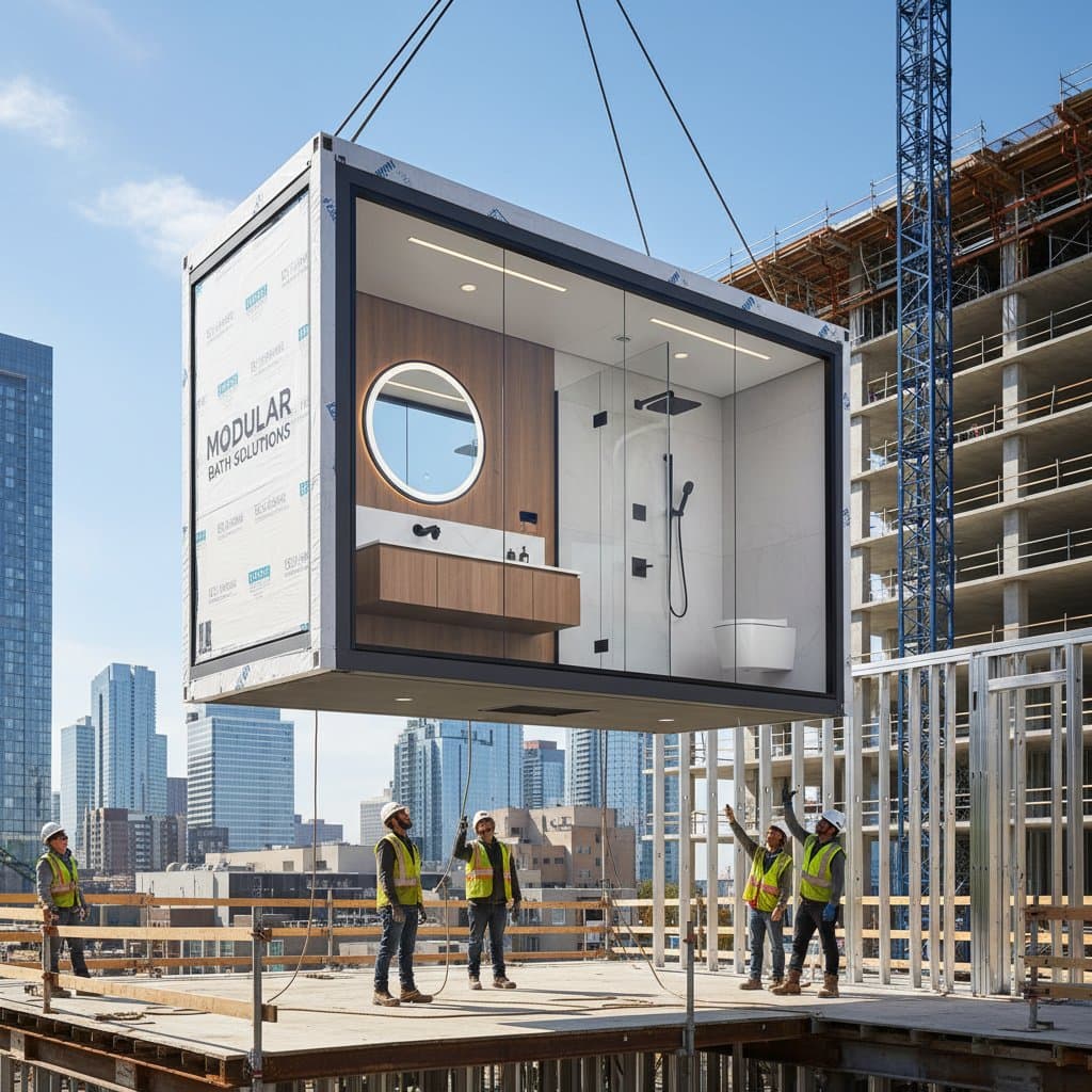 Featured image for Prefab Bathrooms Cut Project Time in Half for 2026