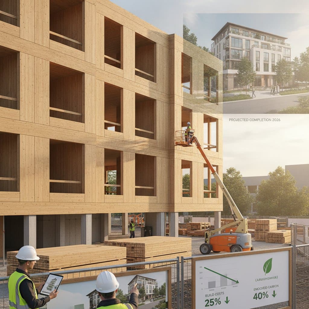 Featured image for Mass Timber Cuts Build Costs 25% by 2026