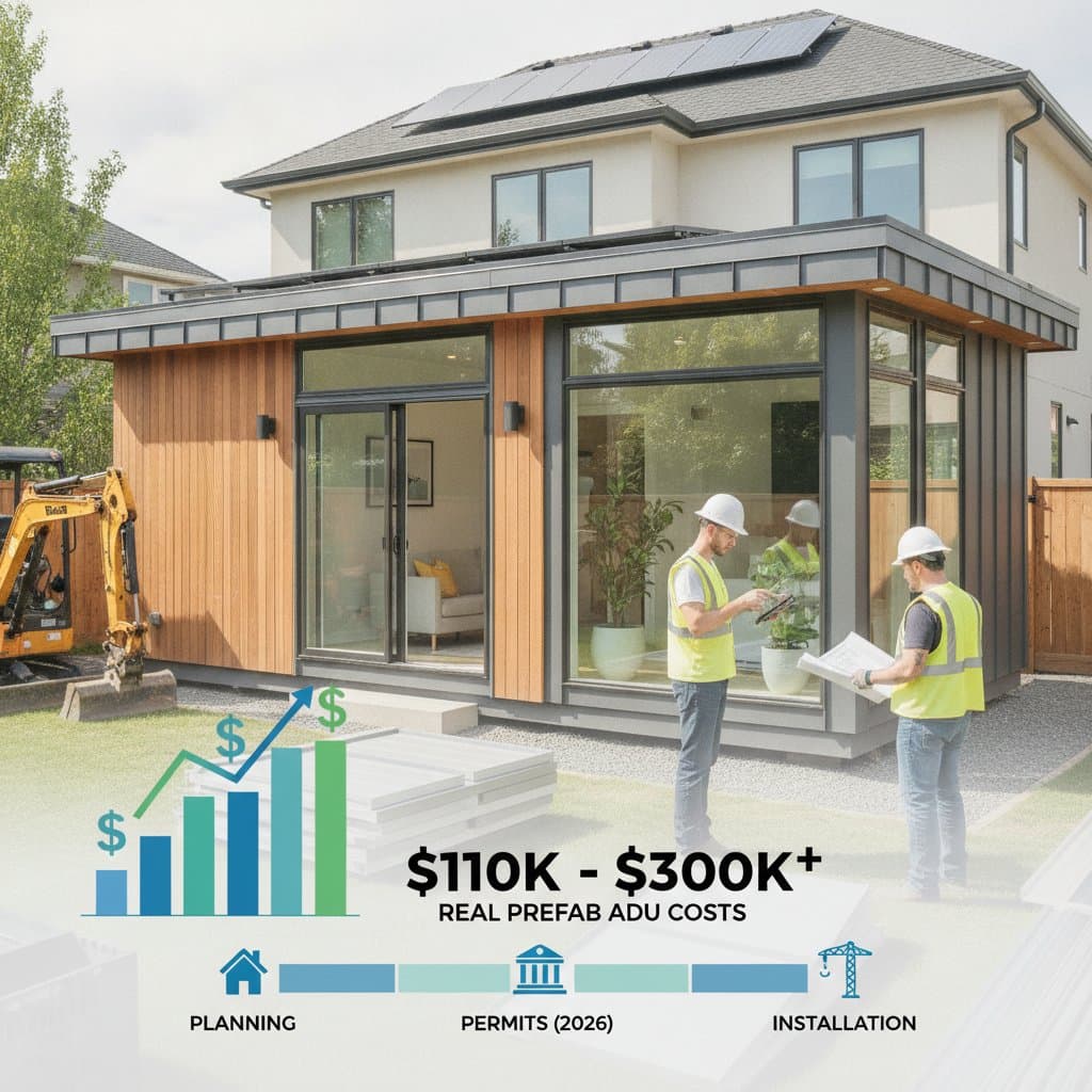 Featured image for Real Prefab ADU Costs: $110K to $300K Breakdown