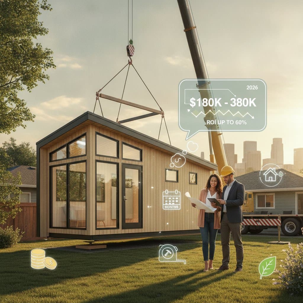 Featured image for Prefab ADU Costs Drop Below $200K in 2026