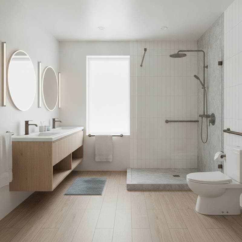 Featured image for Bathroom Remodel Costs for Aging in Place: $3K-$25K
