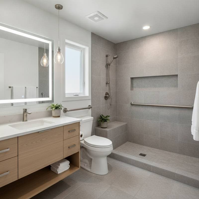 Featured image for Aging in Place Remodels: $12K to $35K for Safer Bathrooms