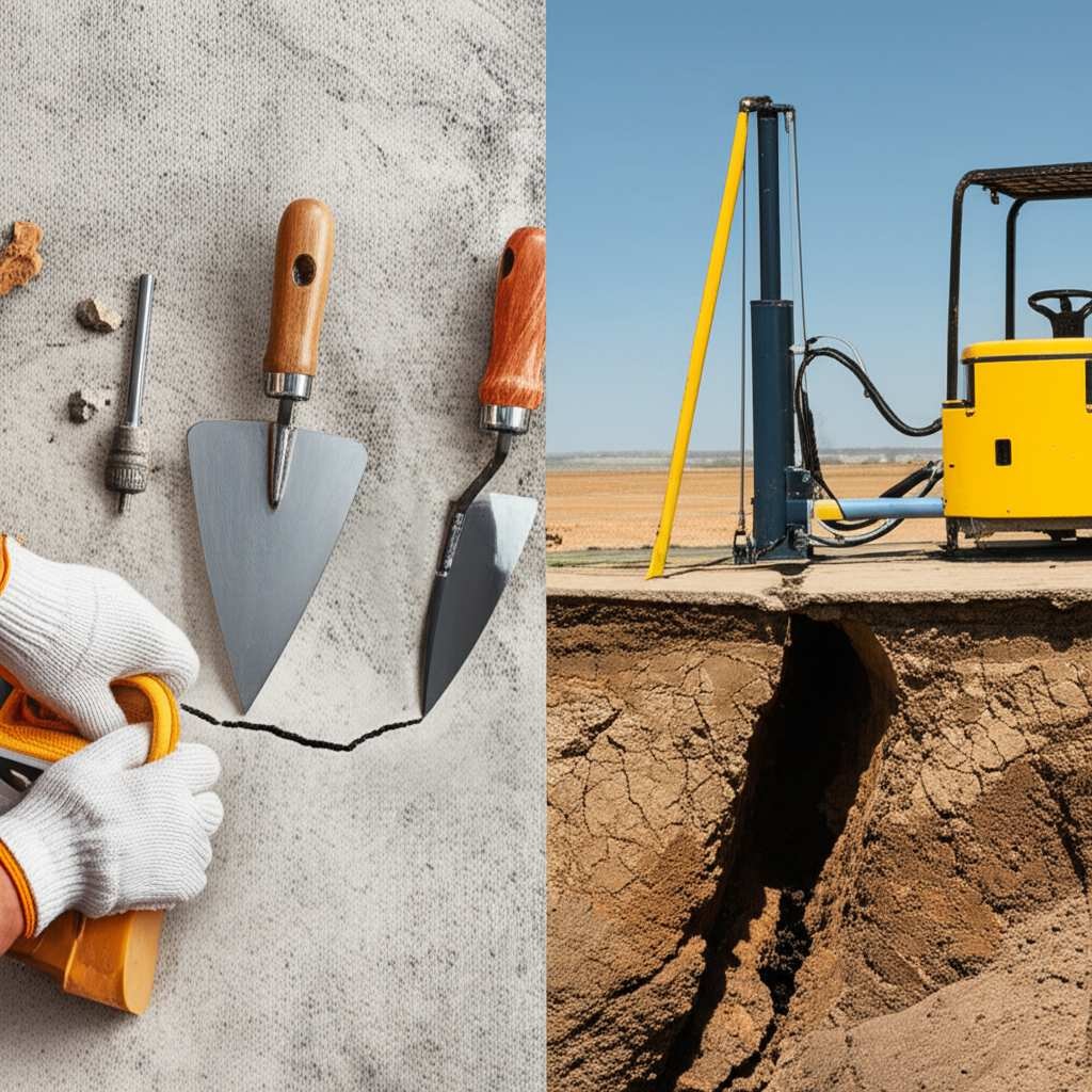 Featured image for DIY Foundation Cracks Under $400 vs $8K Pro Repairs