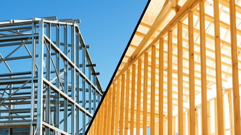 Featured image for Steel Framing Costs $9-11 Per Sq Ft vs Wood in 2025