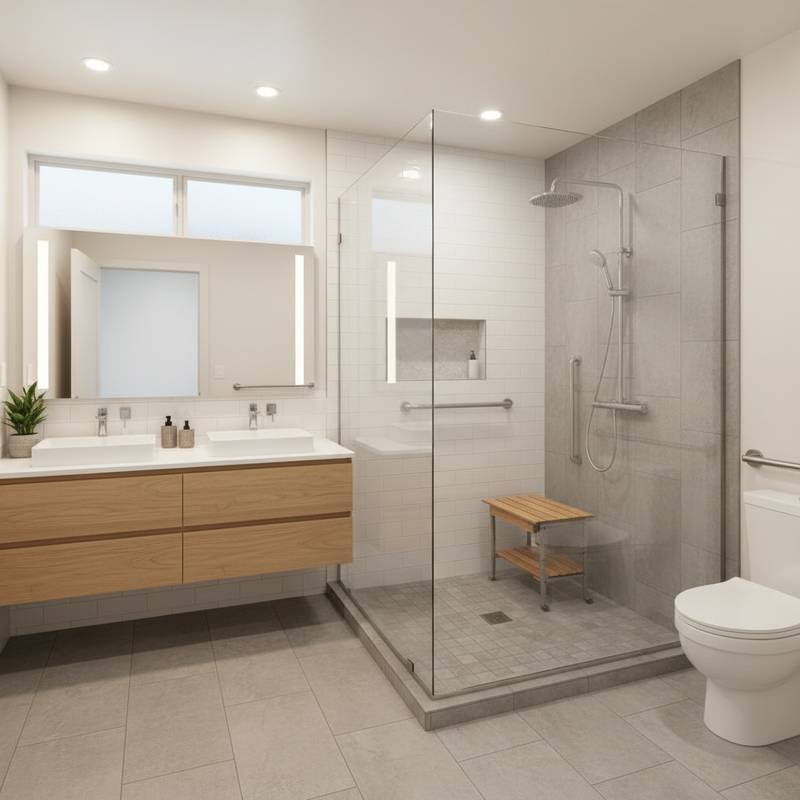 Featured image for Universal Design Bathrooms: Safe at Any Age