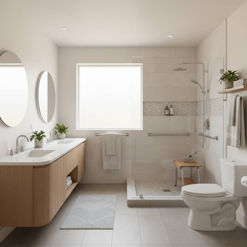 Featured image for Senior Bathroom Remodels Cost $8K to $25K in 2025