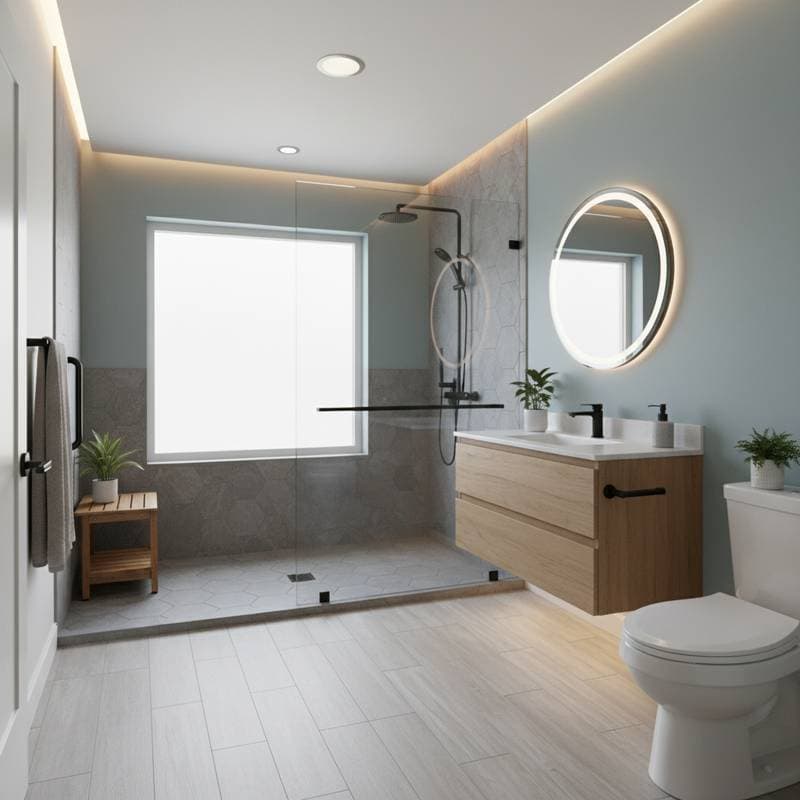 Featured image for Aging in Place Bathroom Remodel: $3K to $40K Costs