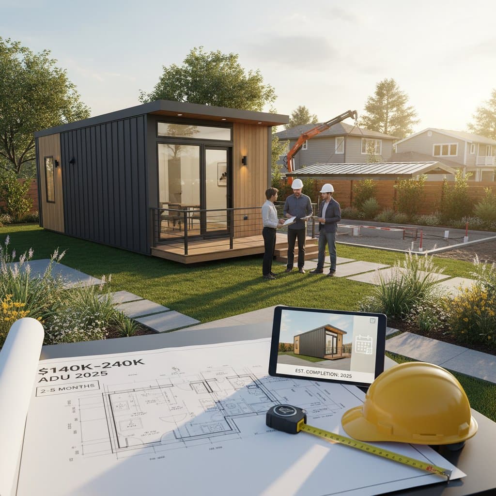 Featured image for Prefab Backyard ADUs Cost $140K–$240K in 2025
