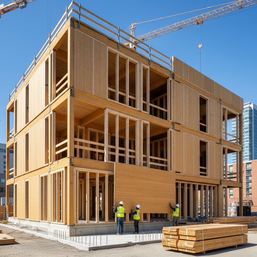 Featured image for Mass Timber Cuts Costs Through Speed and Lighter Foundations