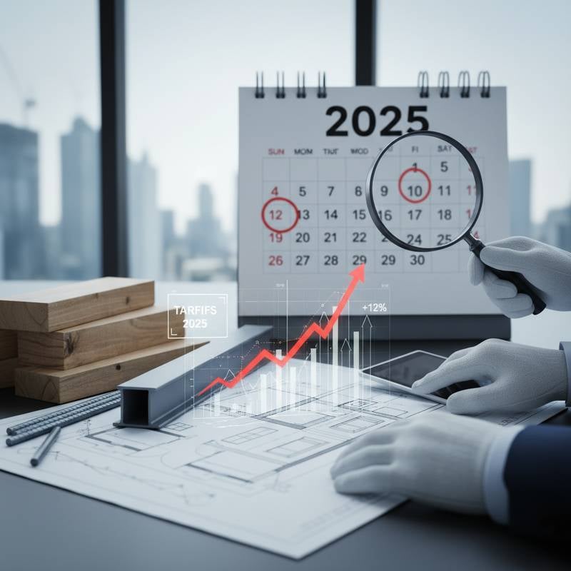 Featured image for Tariffs Push Construction Costs Up 6-18 Percent