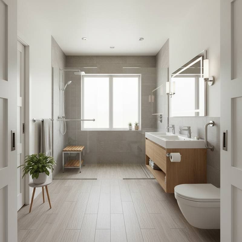 Featured image for What Aging-in-Place Bathroom Remodels Really Cost