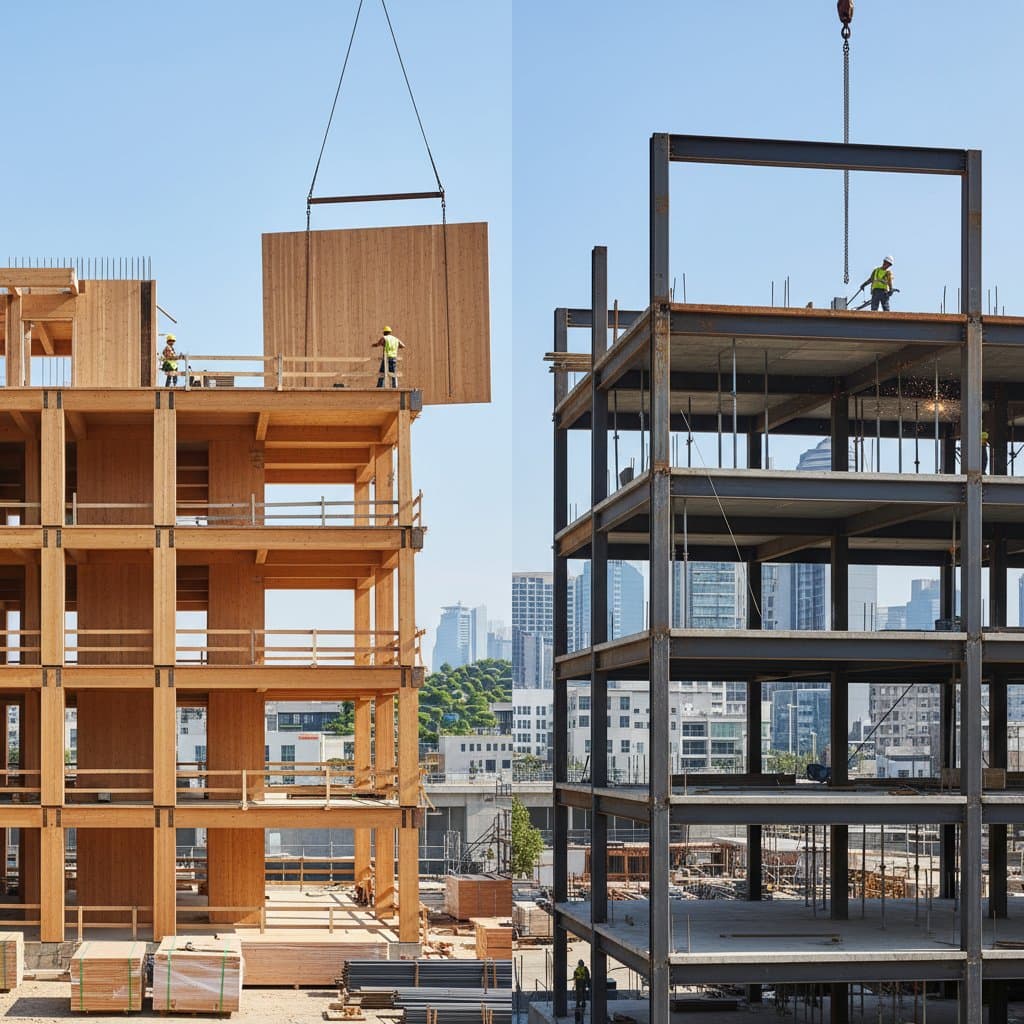 Featured image for Mass Timber vs Steel: The Real Cost Breakdown