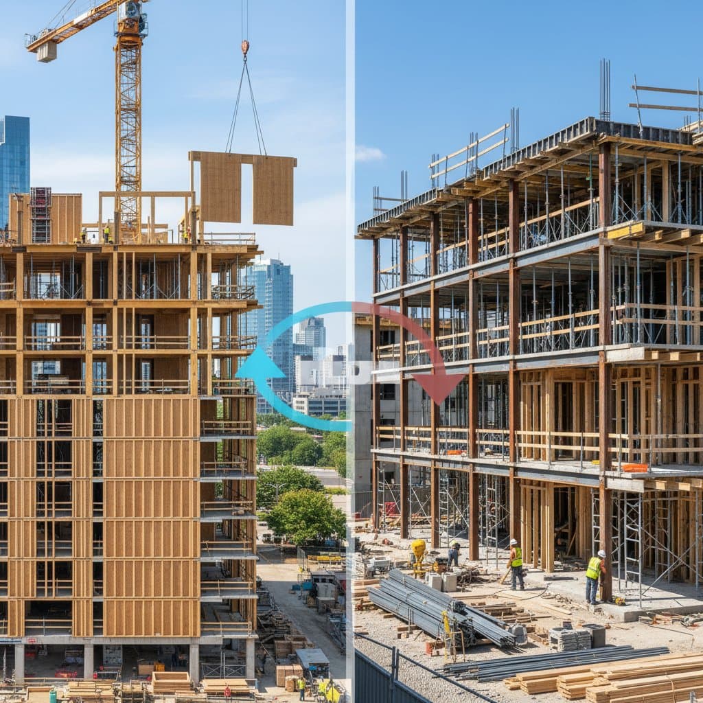 Featured image for Mass Timber Costs $125 More Per Square Foot in 2026