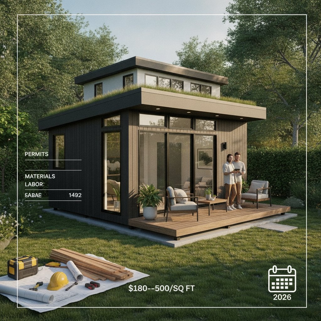 Featured image for Prefab ADU Costs: $180-$500 Per Square Foot in 2026