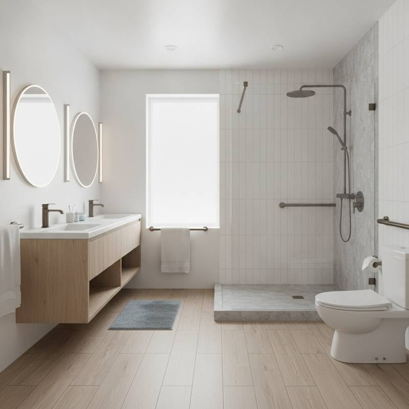 Featured image for Bathroom Remodel Costs for Aging in Place: $3K-$25K