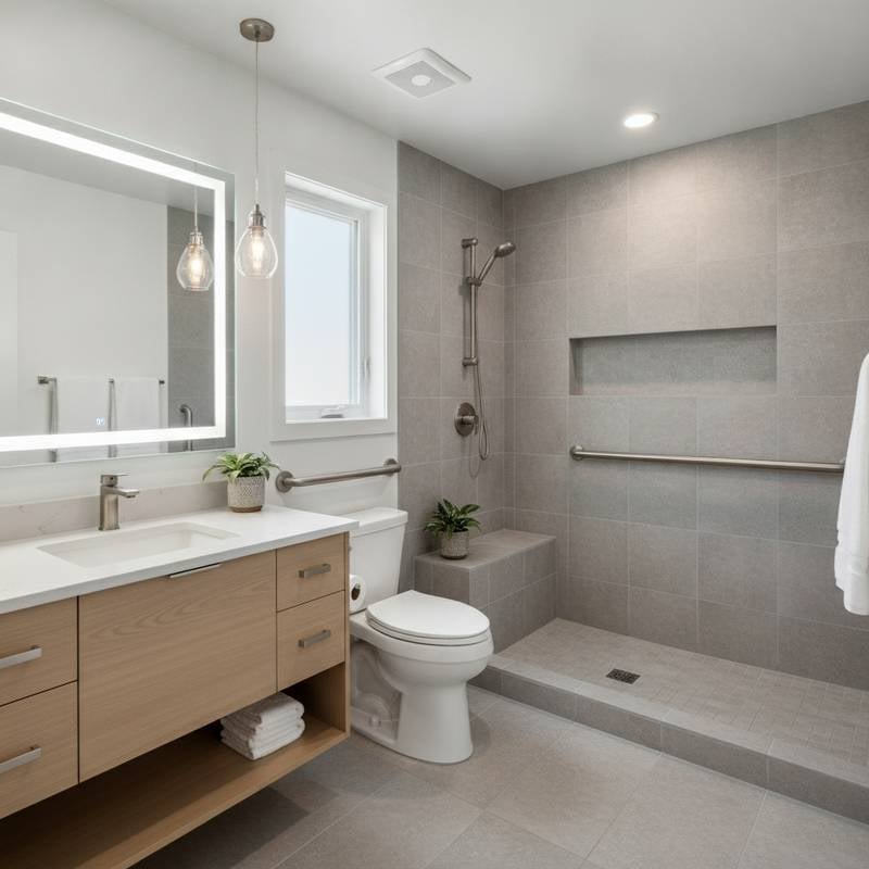 Featured image for Aging in Place Remodels: $12K to $35K for Safer Bathrooms